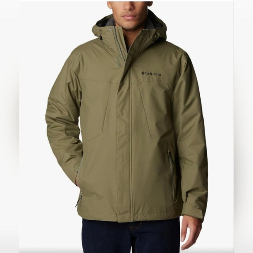 Columbia Men's Tunnel Falls Interchange Jacket - Stone Green Size MED